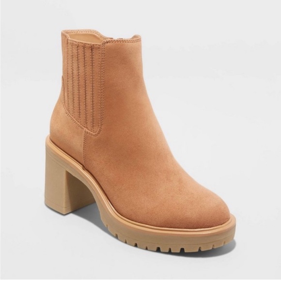NWOT ‘Universal Thread’ Cognac Booties - Picture 1 of 5